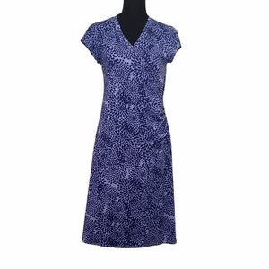 Athleta Nectar Active Purple Faux Wrap Stretch Dress Women's Sz Small/6